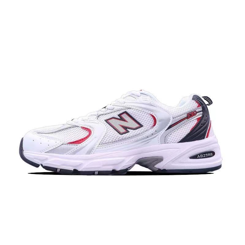 Nouvelles chaussures de papa Pure Original Nb530 blanches et noires, respirantes et polyvalentes, version coréenne, pour couple, course à pied, spo