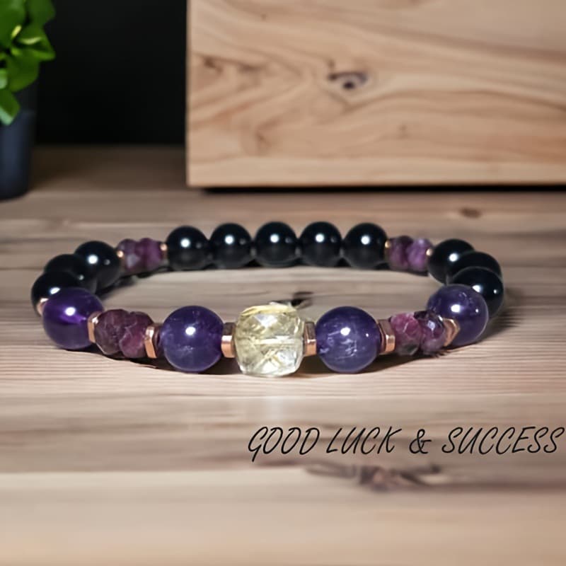 Tume Cross-Border Natural Stone Punk Style Street Fashion Bracelet For Women High-End Jewelry Hot Selling