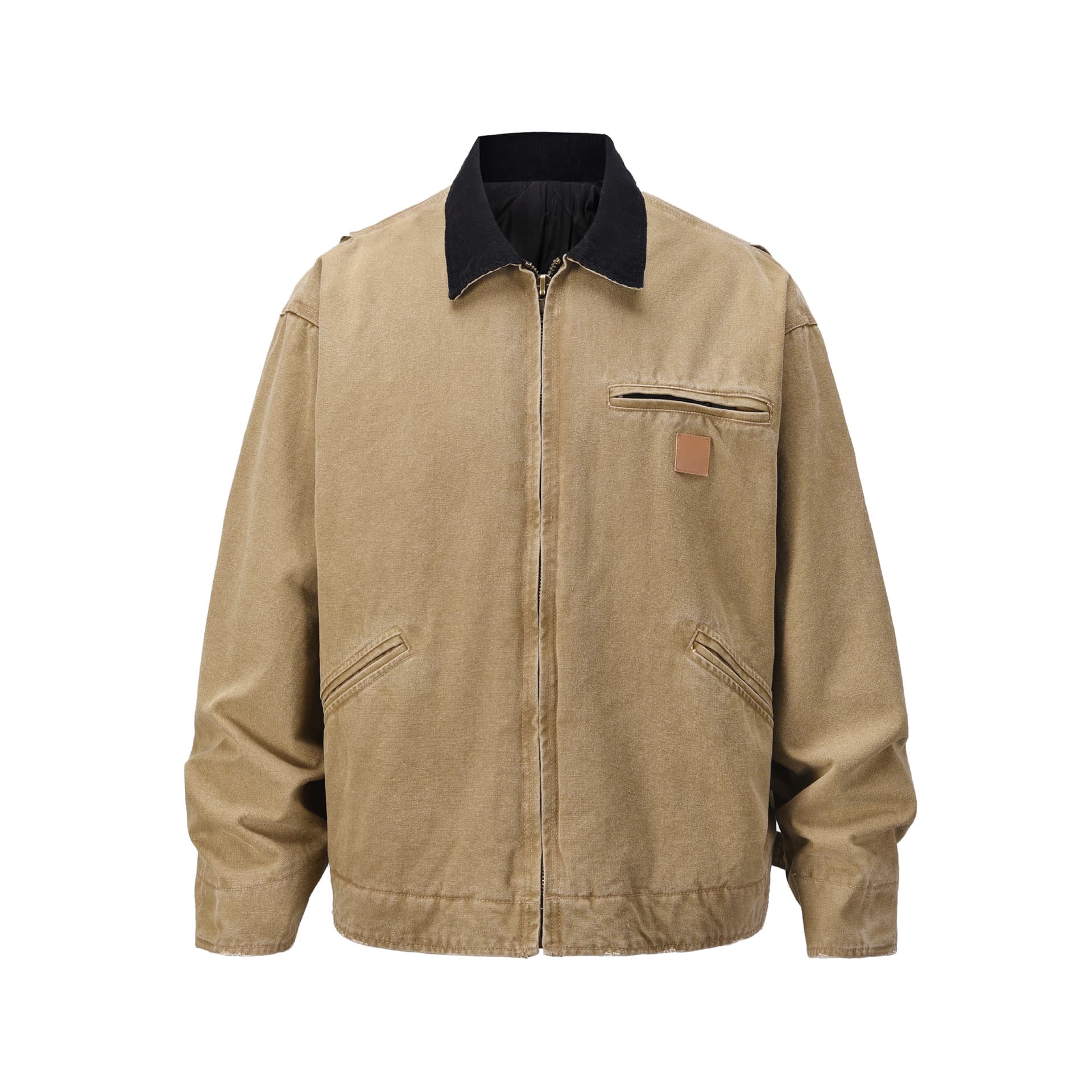 High Street Ins Same Style Collar J97 Detroit Big Pocket Jacket Top Coat
