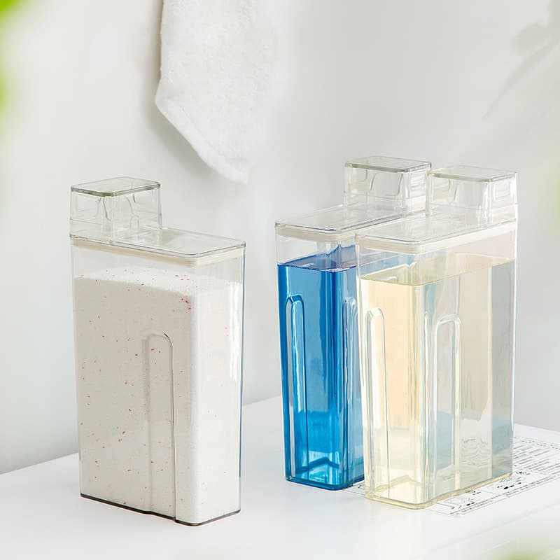 Laundry Detergent Bottle Clothing Softener Empty Bottle Bathroom Shower Gel Large Capacity Supplement Replacement Bottle