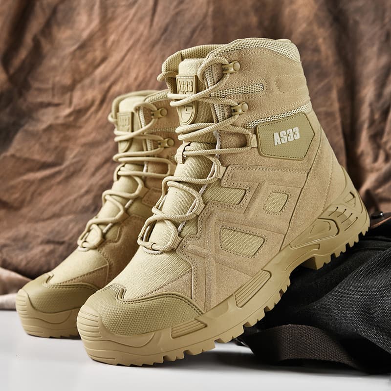 Men's Shoes Military Boots Wholesale High Top Outdoor Combat Boots Tactical Boots Hiking Shoes Desert Work Boots Men