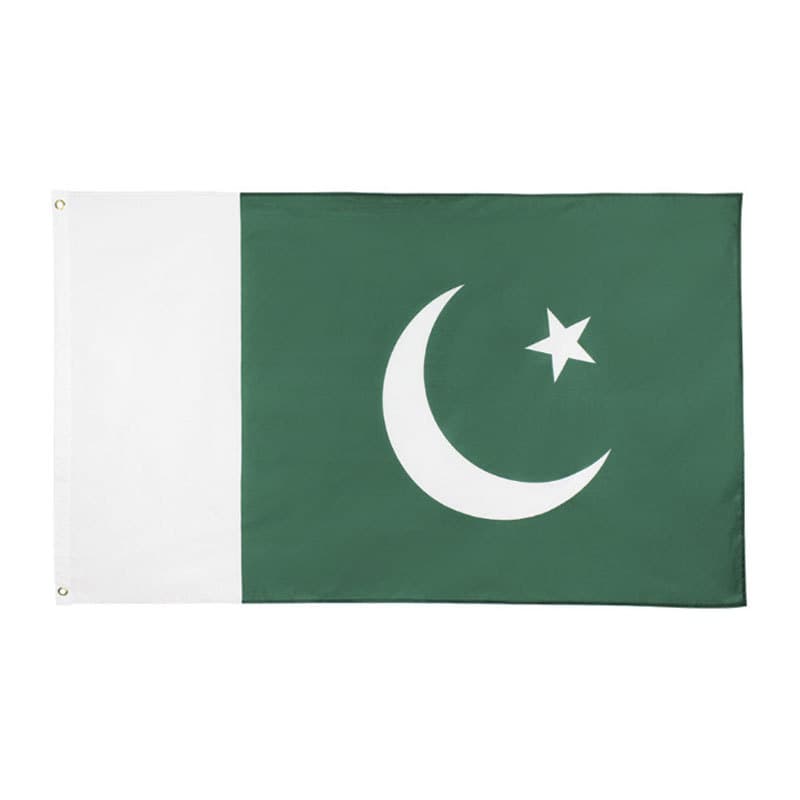 Pakistani Flag 90x150 Cm Polyester 3x5ft Size For CampaignHome Garden Patio Lawn