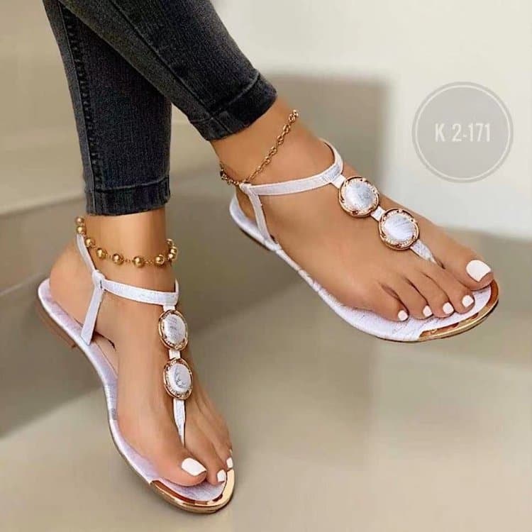 Summer New Casual Flat Toe Beach Plus-size Sandals