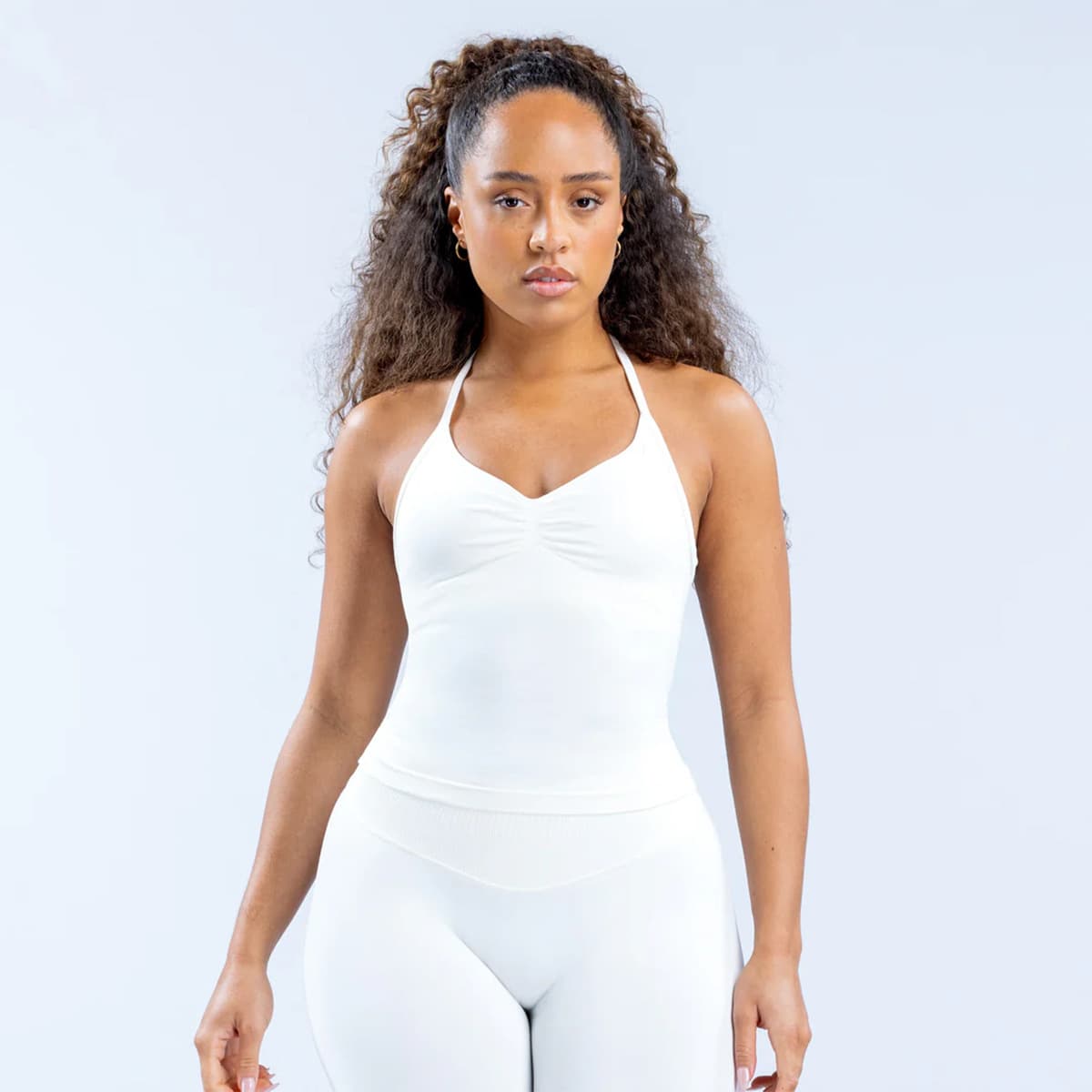 DFYNE Women's Sleeveless Bodysuit For Sports And Yoga Fitness Body Building