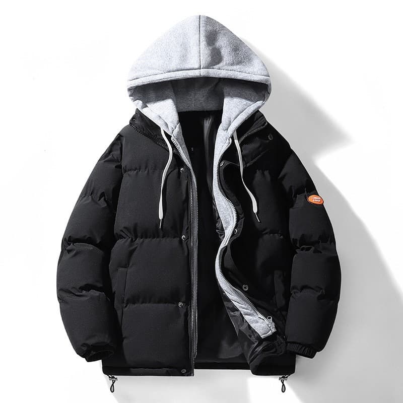 Cotton Autumn And Winter Vacation Two-Piece's Korean Version Trend Versatile Thickened Cold Ulation Cotton Jacket