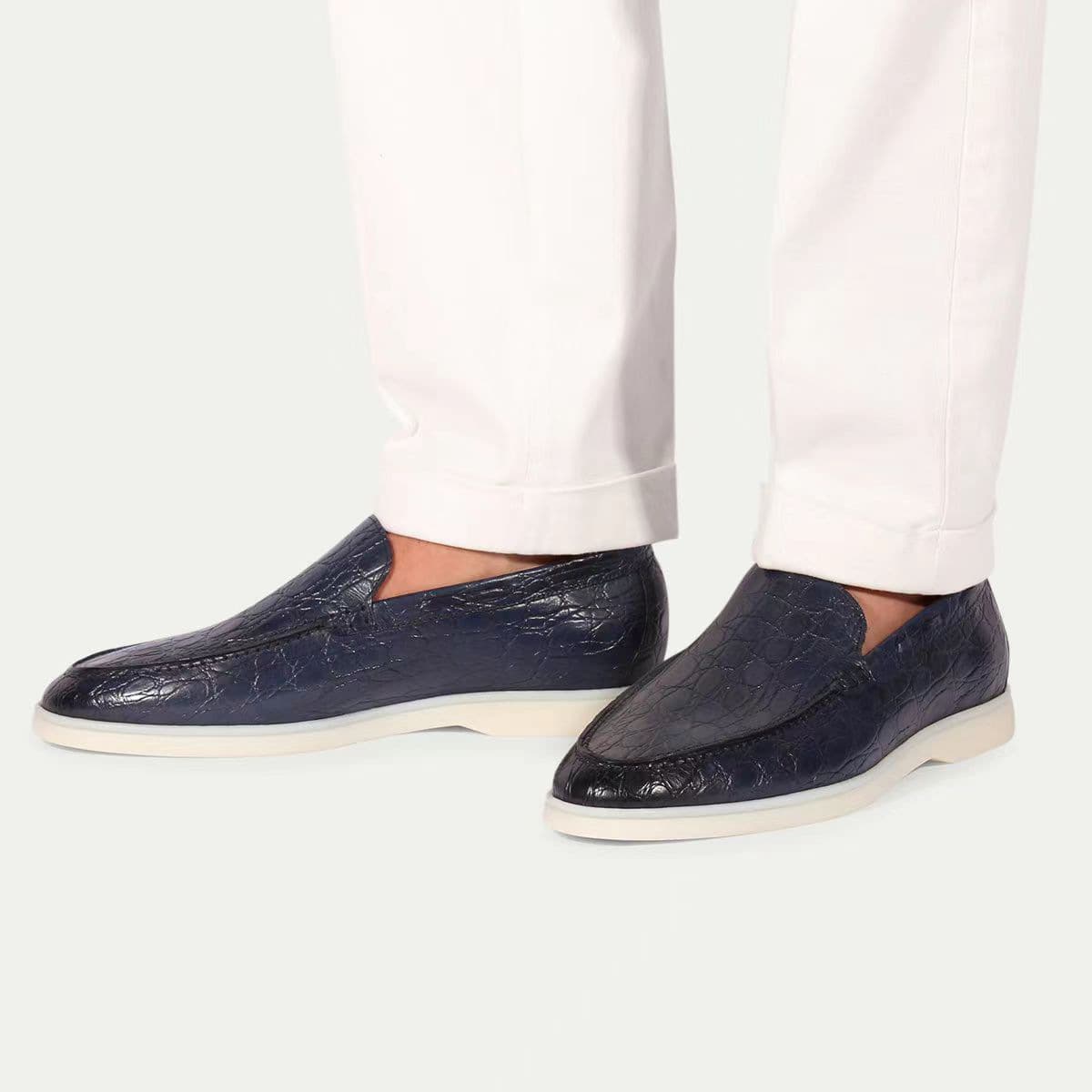 Chaussures pour hommes mocassins décontractés légers à enfiler au quotidien du même style chaussures paresseuses