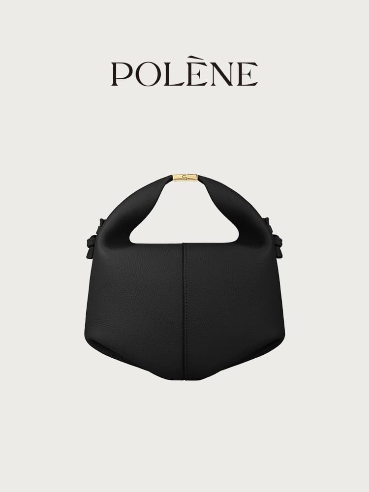 Sac de qualité [Meilleure vente] POLENE Lunch Paris Sac bandoulière en cuir véritable style français