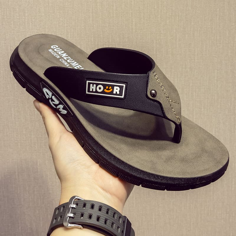 Highly Stylish Men's Flip-flops For Summer Beach Wear, New 2025 Model, Non-slip, Odor-resistant, Durable, With Toe