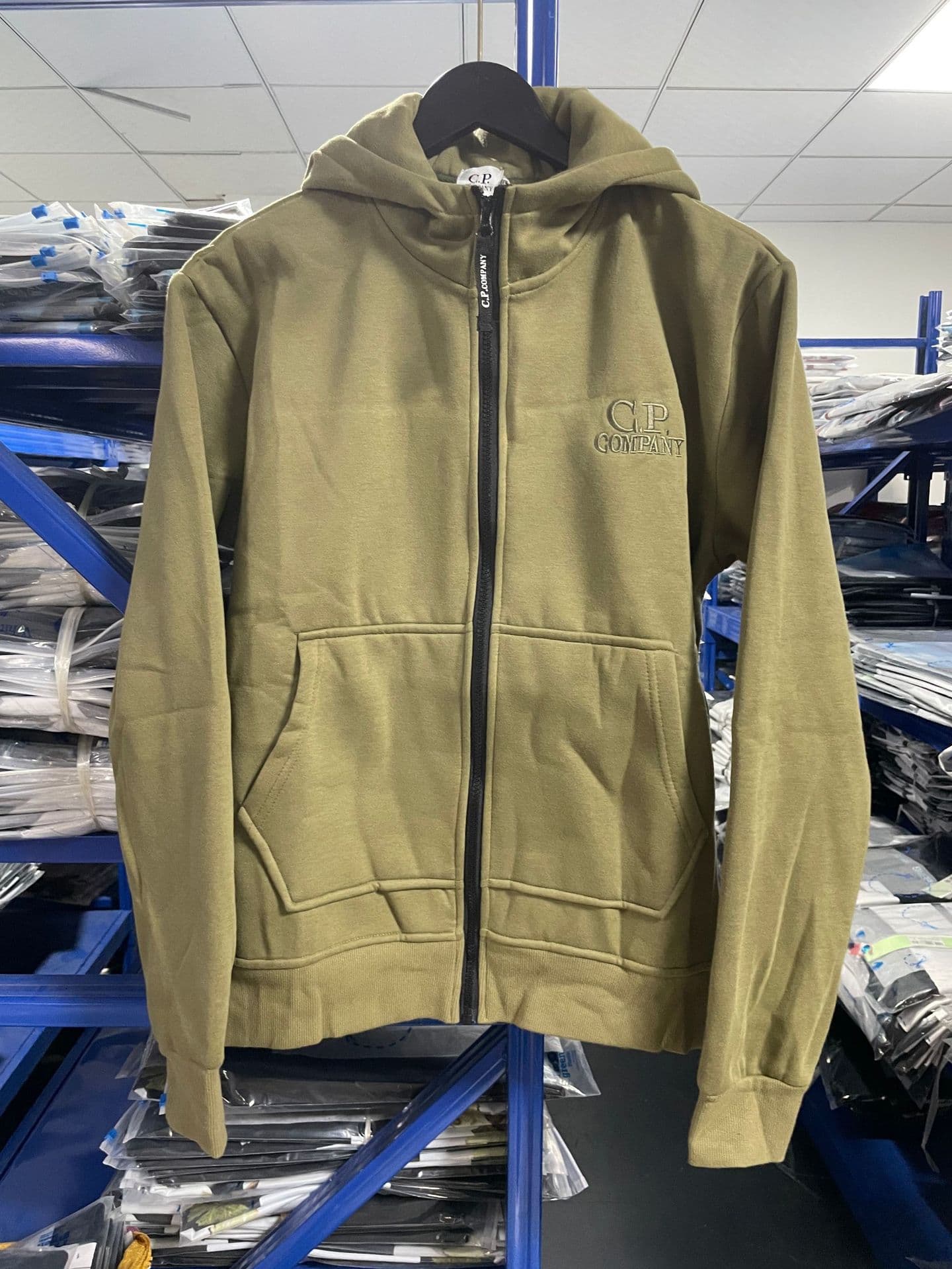 Sweat à capuche pour hommes, marque tendance, printemps automne hiver, lunettes CP pour couple avec lentilles circulaires et sweat à capuche zippé