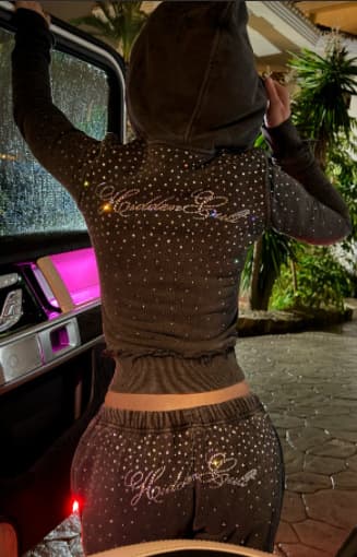 Ensemble sweat à capuche et jogging streetwear Y2K, pull hip-hop à capuche zippée, tenue décontractée deux pièces pour femme
