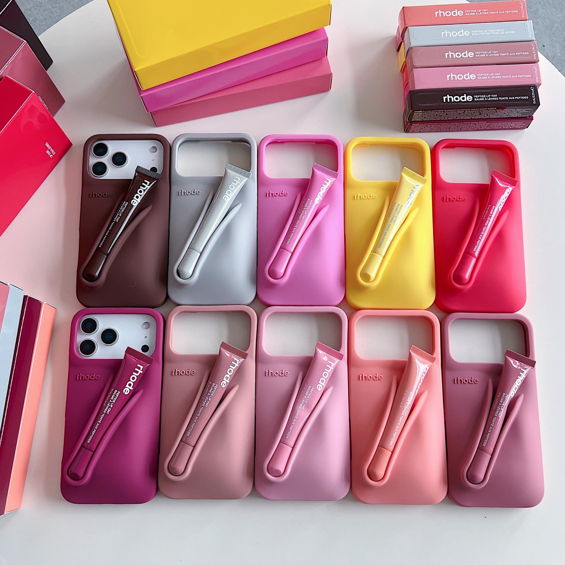 ng2510227 Solid Color Non-Slip Silicone For Phone 17 Pro Max Overseas Same Style Lip Gloss Protective Case Anti-Fingerprint