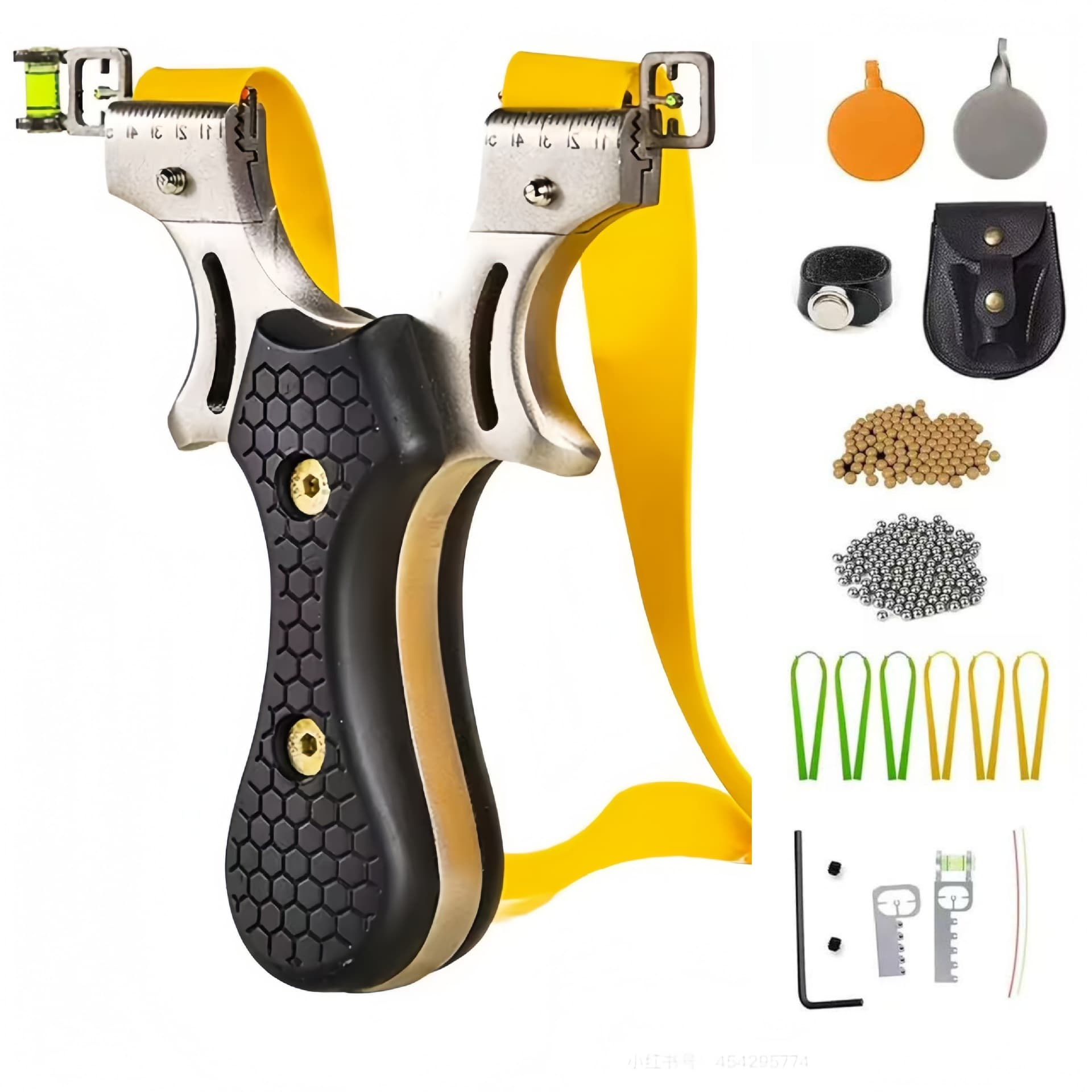 Adult Professional Stainless Steel Tactical Laser Hunting Black Dragon Patch Outdoor Shooting Slingshot Package