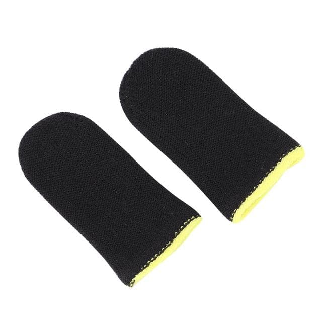 2pcs Finger Cover Breathable Game Controller Finger Sleeve For Pubg Sweat Proof Non-Scratch Touch Screen Gaming Thumb Gloves