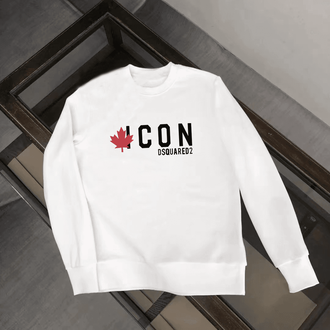 Pull ras du cou décontracté à la silhouette ample