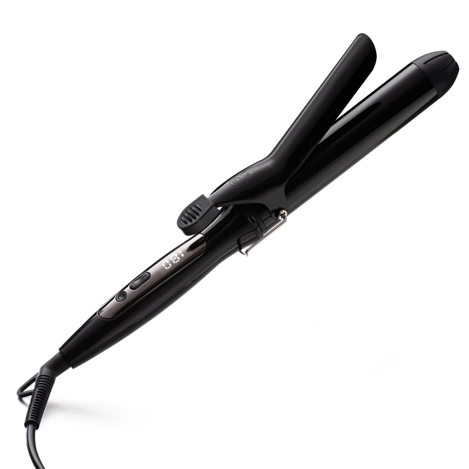 2024 New LCD Temperature Control Waves Non-Damaging Electric Curling Iron Long-Lasting Styling Big Curl Hair Tool
