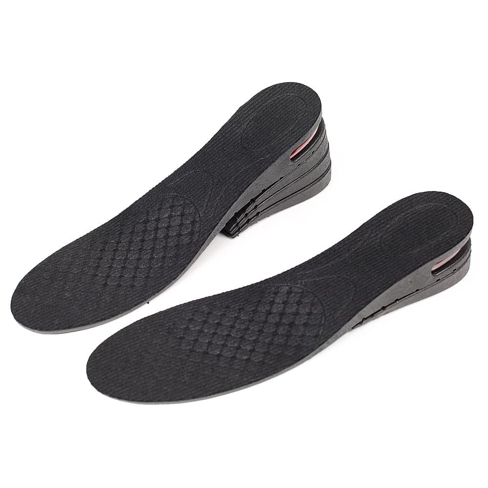 Adjustable Height Insoles For Men & Women - 5-Layer Removable Lift Pads With Breathable & Cushioned Design For Sneakers, Boots & Dress Shoes