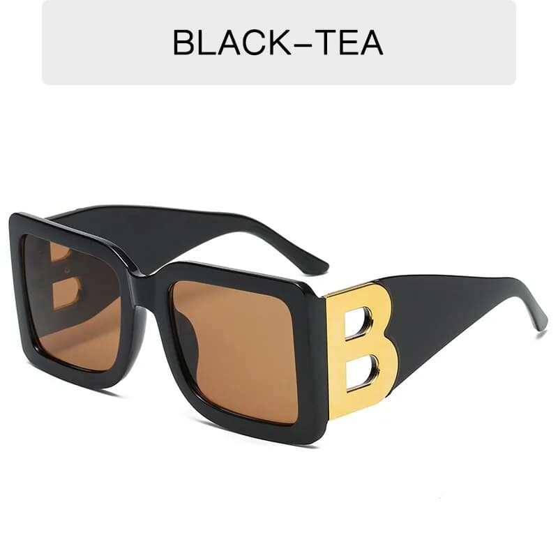 VOOTHOST nouveaux hommes femmes Rectangle Vintage lunettes de soleil marque concepteur rétro lunettes de soleil femme lunettes pilote lunettes VA044