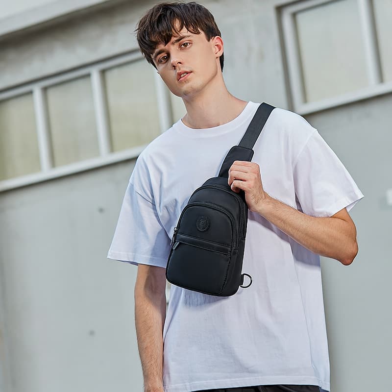 Men's Crossbody Bag, Men's New Small Shoulder Bag, Trendy Backpack, Single Shoulder Bag, Summer Crossbody Bag, Chest
