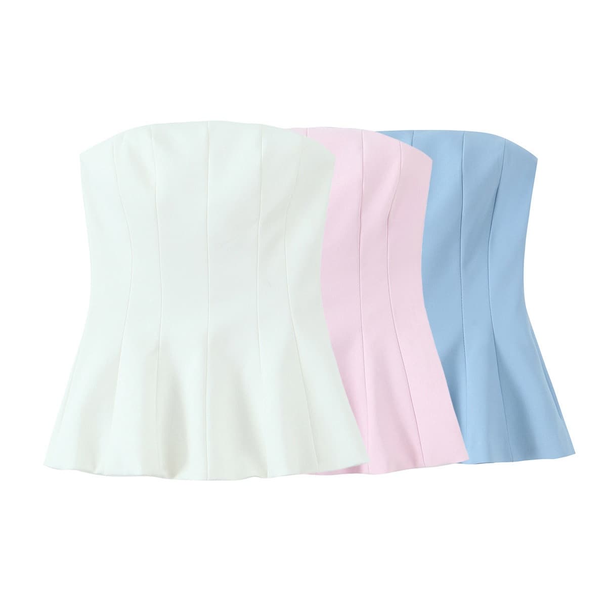 Aria Basics Aria Basics Wholesale For Foreign Trade: New Summer European And American Style Short Skirt-style Hem Tube Top 4772030