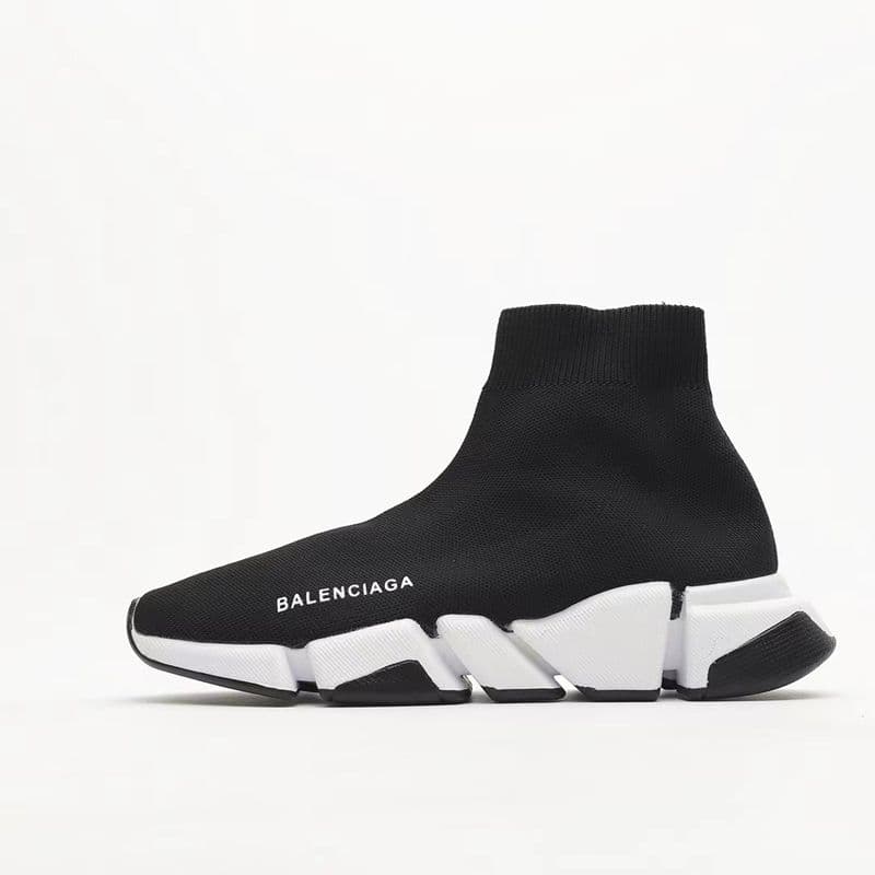 Chaussette Chaussures Hommes Femmes Graffiti Blanc Noir Rouge Beige Rose Semelle Transparente À Lacets Jaune Fluo Chaussettes Speed Runner Baskets P
