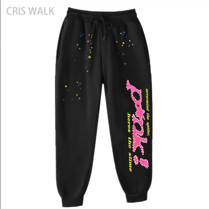 Sweat à capuche et pantalon de survêtement imprimé automne/hiver de la série Spider 555