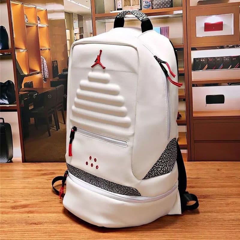 Version 3 Flyman Cracked Independent Sac à dos Basketball University Sports Computer Bag Pure Original
