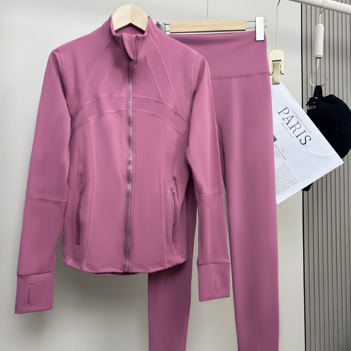 Slimming High Elasticity Suit For Women With Zipper Long Sleeved Fitness Running Style For Spring Autumn Equal To High End Brands