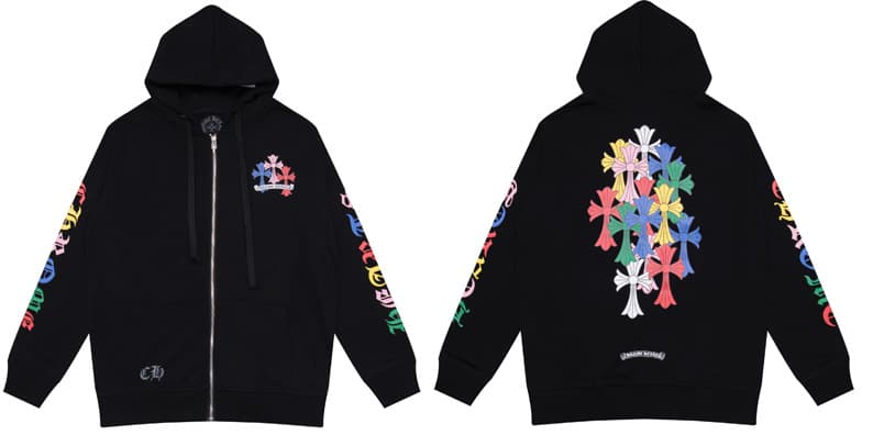 Sweat à capuche Chrome Hearts Cross, version correcte 25ss, polyvalent et tendance, vente en gros
