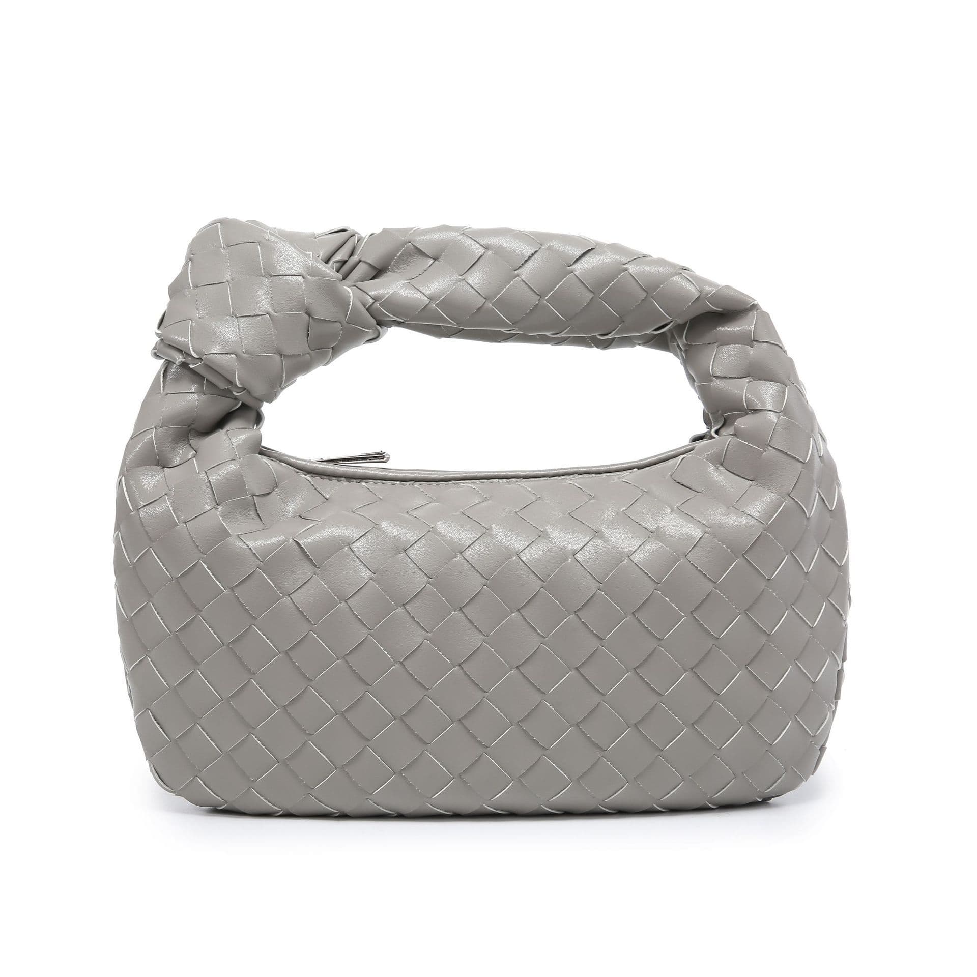 Sac à main tissé, petit pain rond en forme de nuage