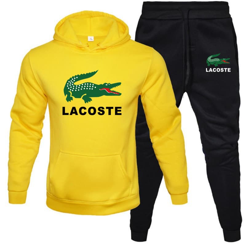 2024 Nouvel ensemble de sport imprimé pour hommes Mode sweat à capuche + pantalon de sport pour hommes Sweat à capuche deux pièces Ensemble de lo