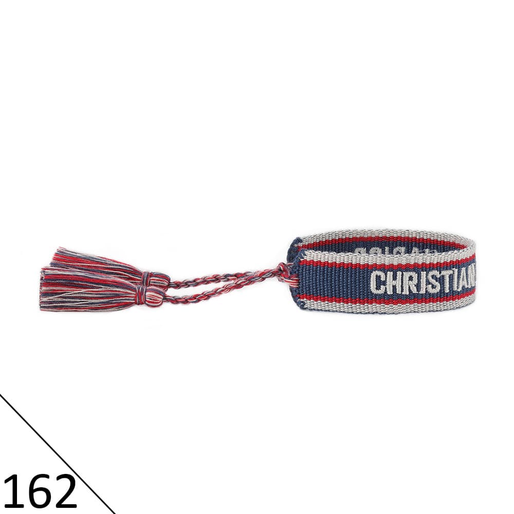 Bracelet unisexe tendance avec lettres tressées
