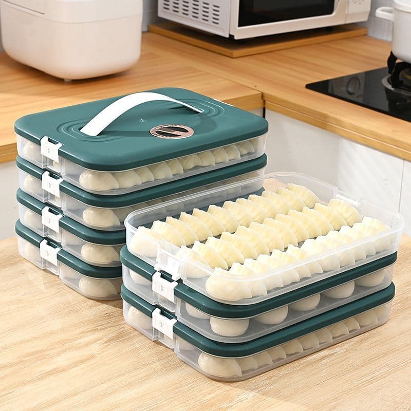 [69000 People Collect] Dumpling Box, Special Sealed Fresh-keeping For Food Grade Freezing, Dumpling Wonton Quick-frozen