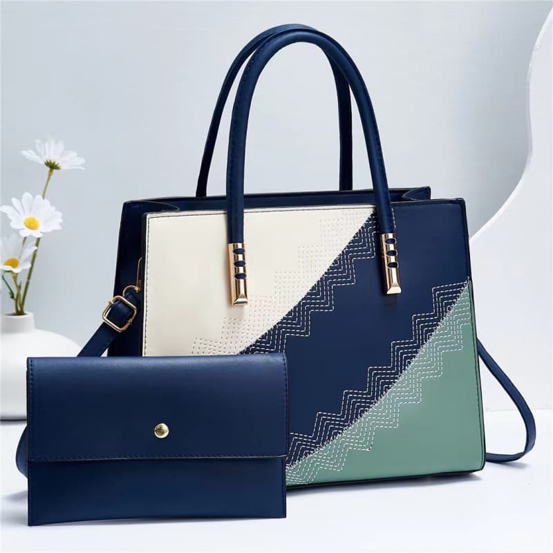 Women's Handbag Fashion Combination Color Large Capacity Handbag Atmospheric One-shoulder Oblique Span Handbag For Women