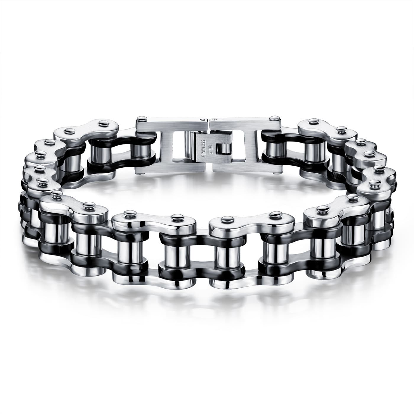 Men's Jewelry Bracelets Titanium Steel Men's Bracelets Rock Personality Motorcycle Chains Bicycle Bracelets