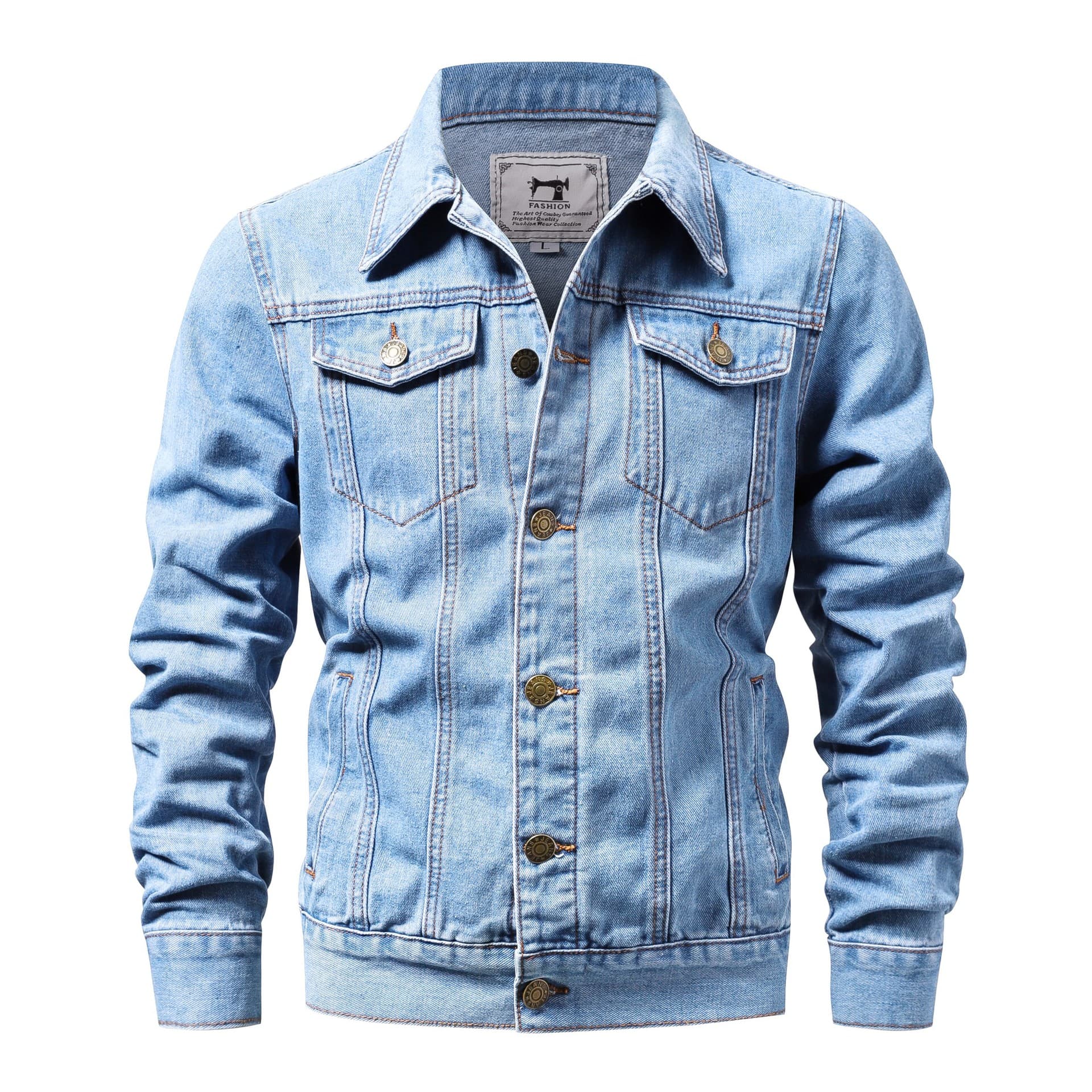 Men's Clothing spring and autumn new men's denim jacket cotton casual slim jacket men's denim jacket men's clothing