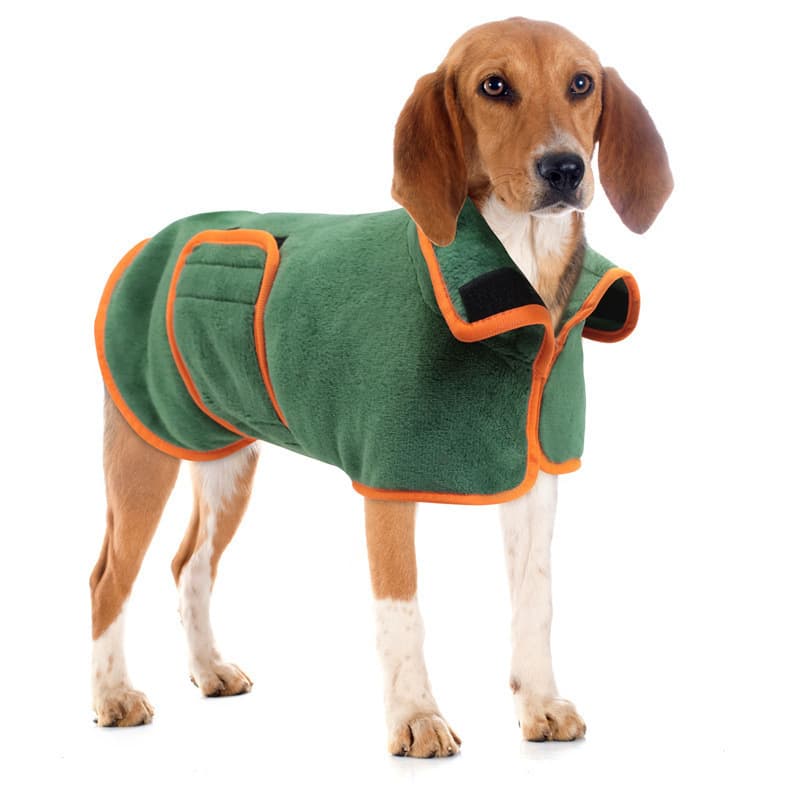 New Dog Bath Towel Pet Absorbent Bathrobe Large and Small Dog Cleaning Body Wrap Dry Cat Bath Towel