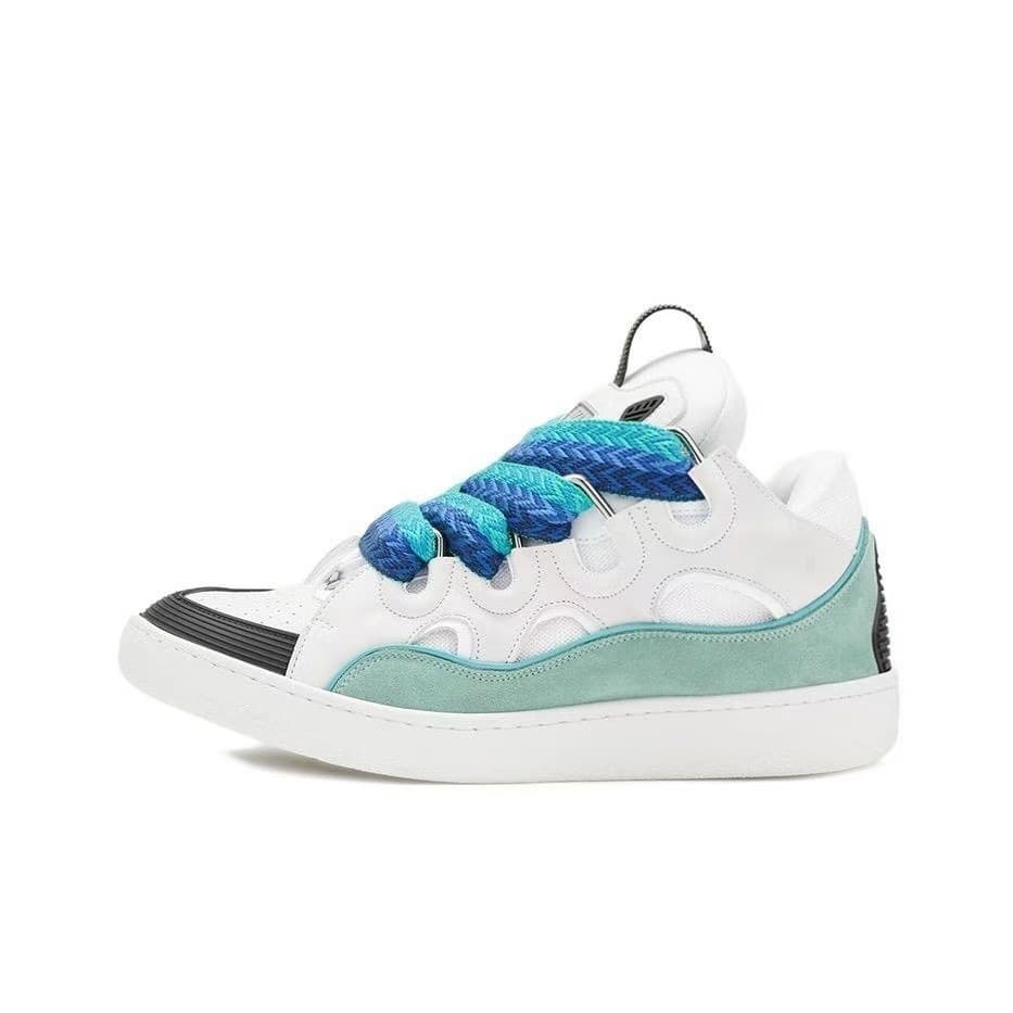 1:1 Japanese And Korean Trend Lace-up Dexun Men Ulzzang Couple Casual White Jogging Shoes Women