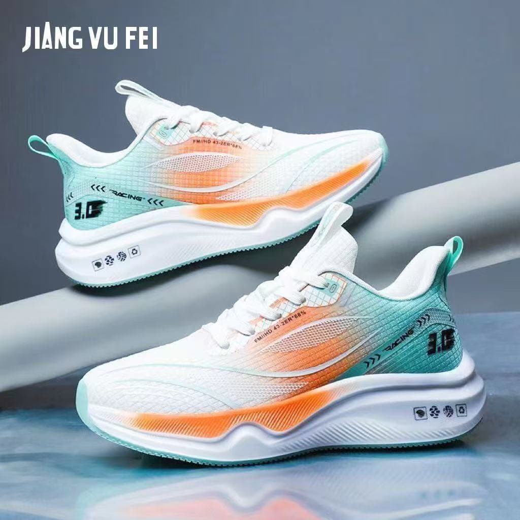 Men's Ultralight Running Shoes Spring Collection Non Slip Wear Resistant Breathable Shock Absorbing Soft Soled Lightweight For Students