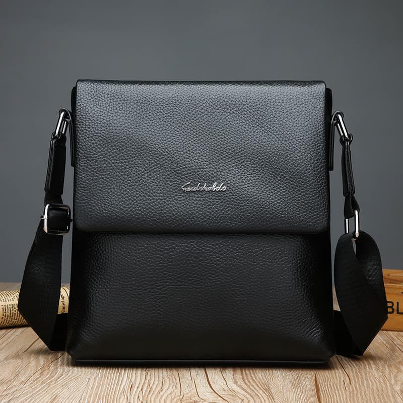 2019 New Style Business Casual Single Shoulder Genuine Leather Men's Bag Cowhide Crossbody Briefcase
