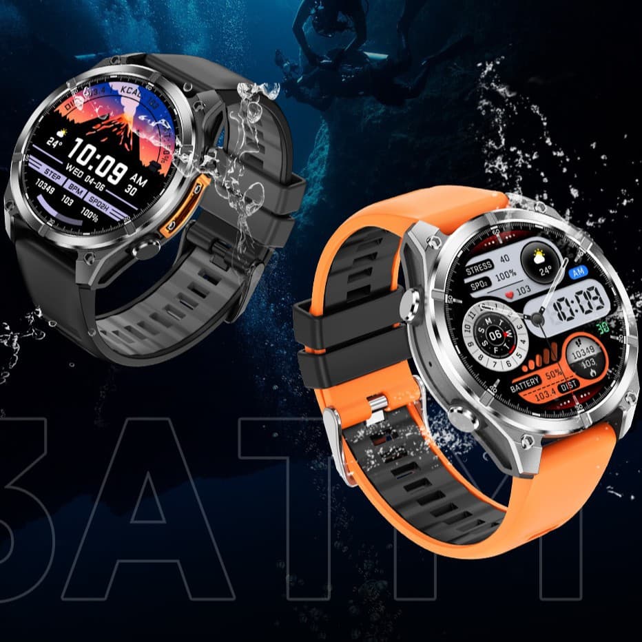 Garmin's Bestselling HD300 Bluetooth Smartwatch Outdoor Deep Waterproof Diving Capable 30m AMOLED Screen