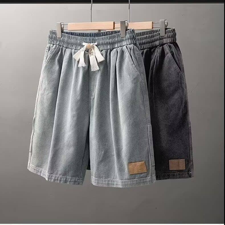 Men's Clothing Denim Shorts Men Summer Thin Mid-length Pants Trendy American Men's Trendy Brand Boys Pants Men's Casual Shorts