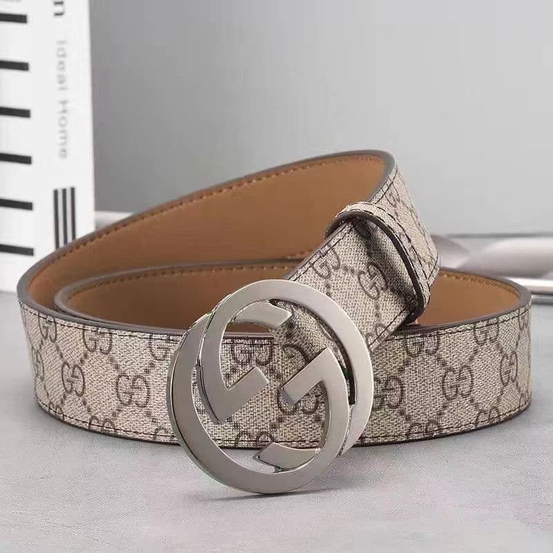 Ceinture universelle haut de gamme en cuir véritable de vachette à deux couches pour homme, style décontracté et tendance