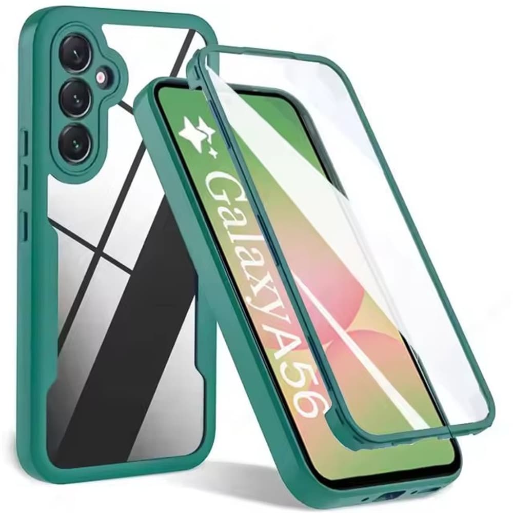 360 Full Scree Protection Case For Samsung A56 A36 A55 5G A16 A35 A15 A54 A34 A53 A33 A13 A52s Soft Silicone Phone Cover