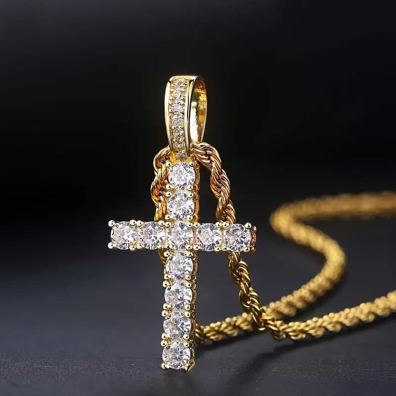 Cao Shi's Fashionable And Versatile Accessories, Classic Internet Celebrity Style Micro Inlaid Pendant, High-end Unisex