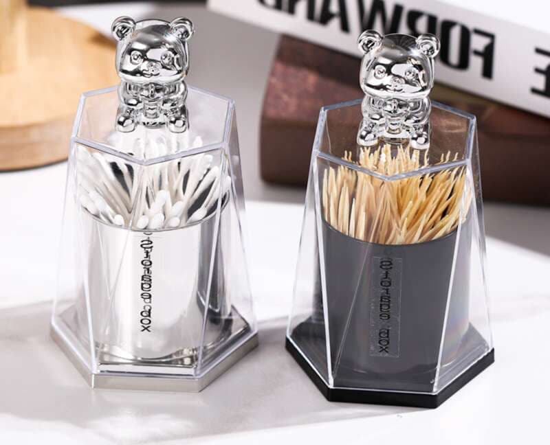 Internet Celebrity, Light Luxury Toothpick Household High-value Tube, Desktop Storage Box, Cotton Swab Filling Dental