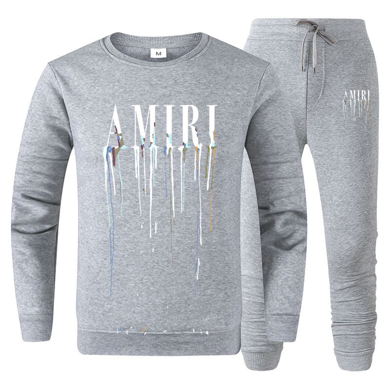 Ensemble pull col rond automne/hiver, nouvelle marque de mode, imprimé, décontracté, ample