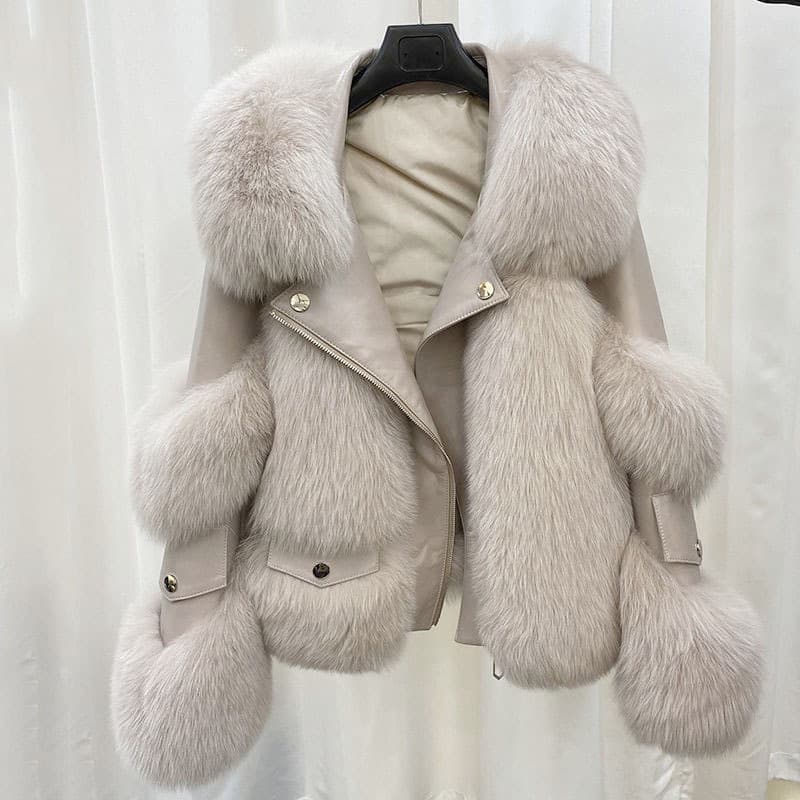 Women's fashion fur coat Loose high quality faux fur coat