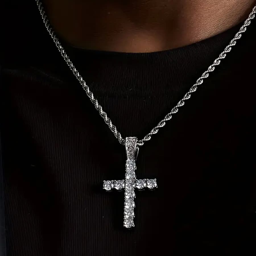 American Ankh Cross Men's Simple Jewelry Casual Pendant Hip Hop Necklace Pendant Men's Hot Cross