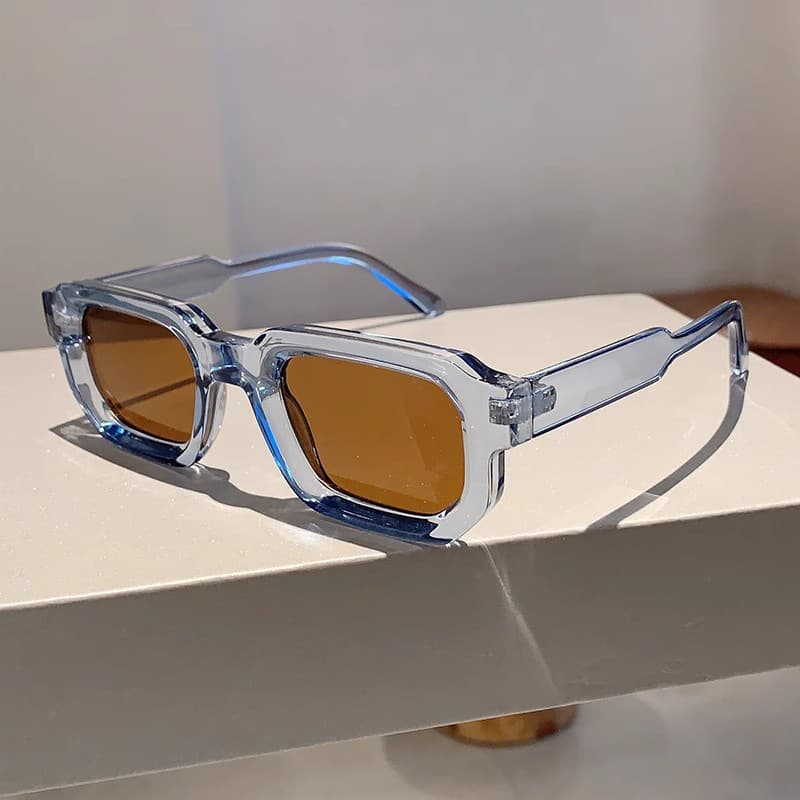 Lunettes De Soleil Rectangulaires Vintage Pour Hommes Et Femmes, Lunettes De Soleil Rétro, Lunettes De Mode, Design De Marque De Luxe, Nuances UV400