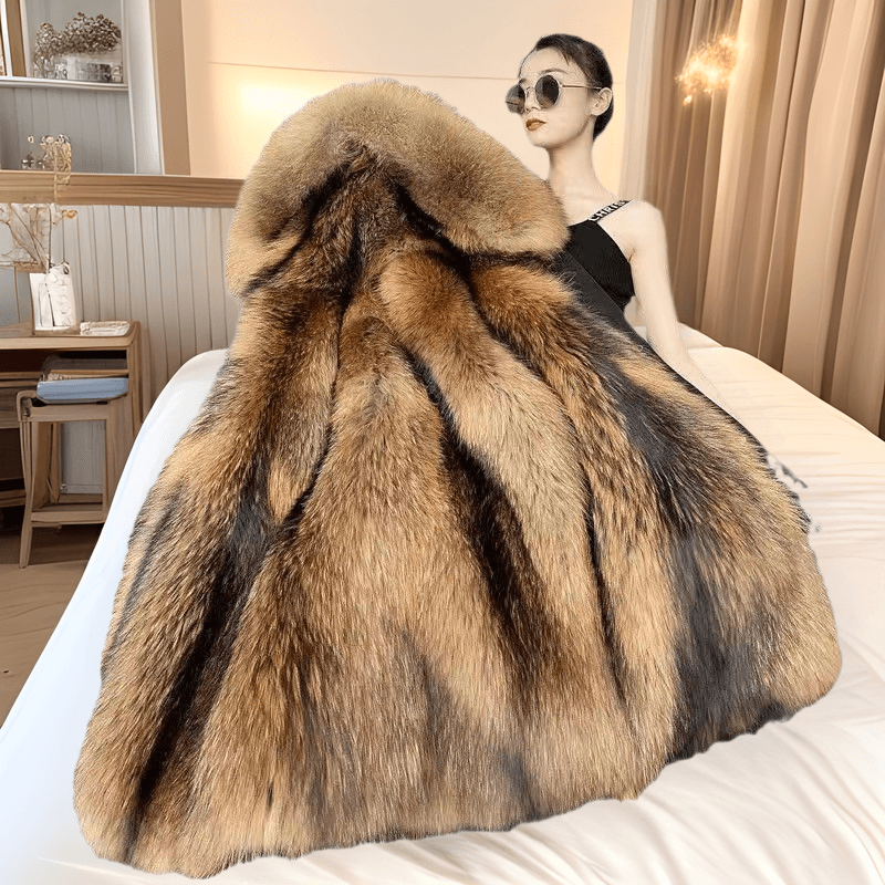 ​​Women's Long & Mid-Length Faux Fur Lined Parka Coat With Hood – Winter Warm Jacket (Black/Beige/Charcoal/Gold/Brown Inner Lining)​​